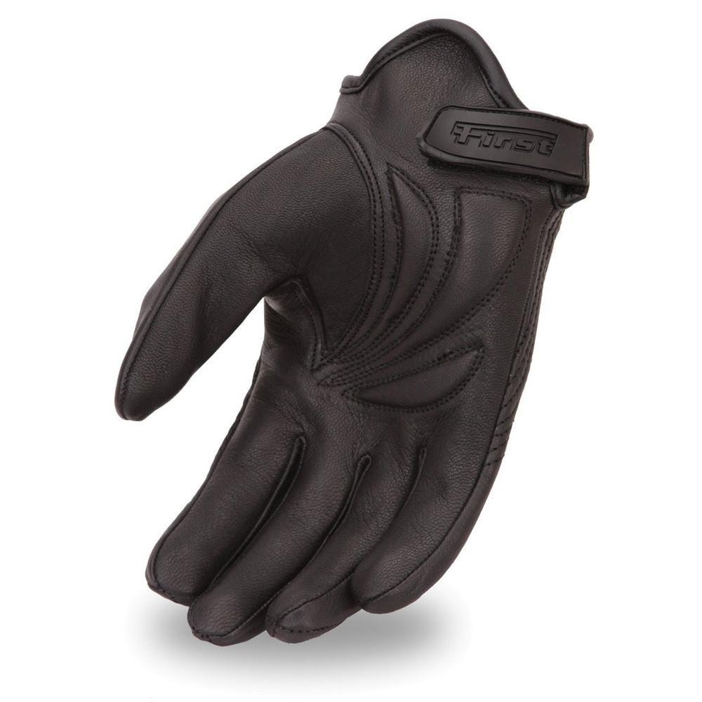 Leather Motorcycle Gloves - Men's - Clean Short - Roadway - FI132GEL-FM