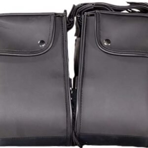 Saddlebags - PVC - Slanted - Heat Protection - Motorcycle - SD1482-PV-DL