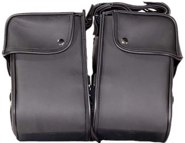 Saddlebags - PVC - Slanted - Heat Protection - Motorcycle - SD1482-PV-DL