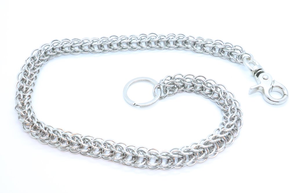 27" - Wallet Chain - Chrome Plated - Key Chain Leash - Chain Link - WC17612-DS