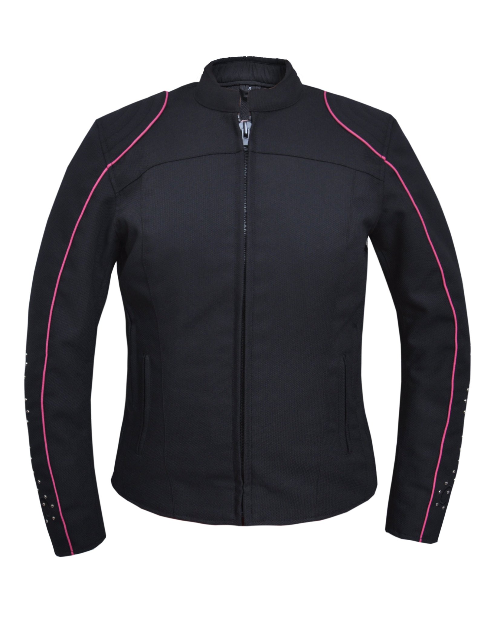 UNIK Ladies Nylon Textile Jacket With Hot Pink Wings - 3692-24-UN