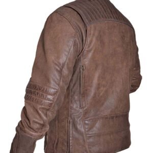 UNIK Men's Arizona Brown Premium Leather Motorcycle Jacket