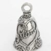 Mom - Mother - Pewter - Motorcycle Guardian Bell® - Made In USA - SKU GB-MOM-DS
