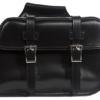 Saddlebags - PVC - Black - Motorcycle Storage - SD4079-PV-DL