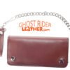 Leather Chain Wallet - Premium - Brown - Biker - AC51-BROWN-DL