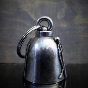 USA Flag - Pewter - Motorcycle Gremlin Bell - Made In USA - SKU BB34-DS
