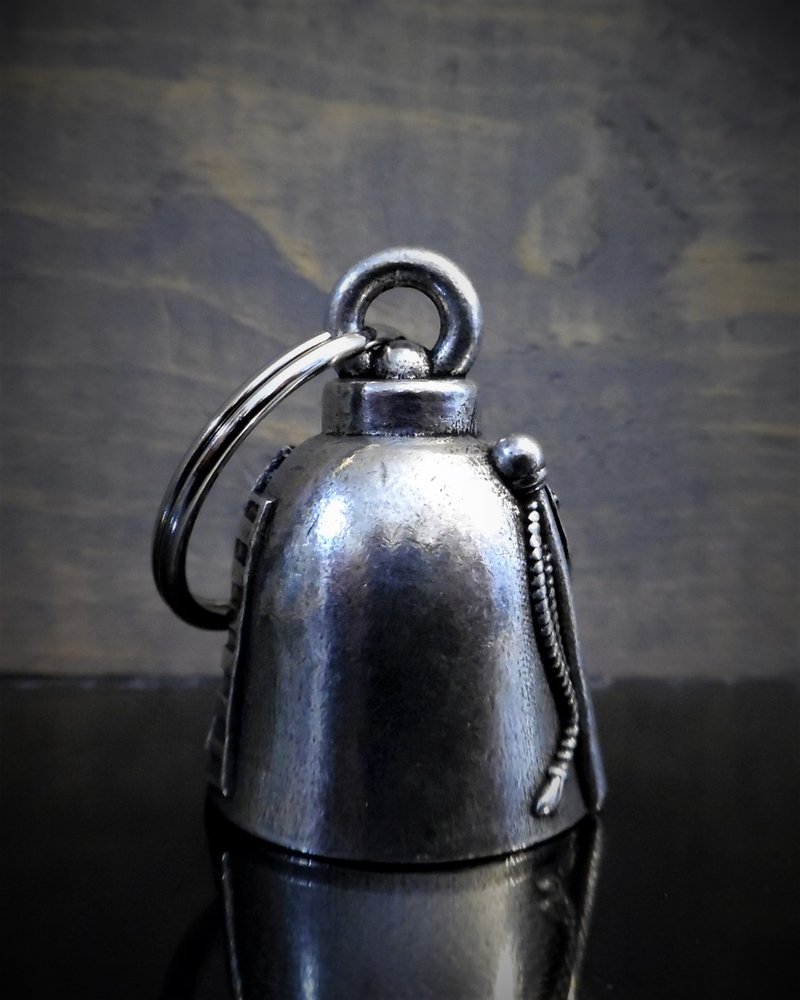 USA Flag - Pewter - Motorcycle Gremlin Bell - Made In USA - SKU BB34-DS