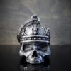 King Skull - Pewter - Motorcycle Gremlin Bell - Made In USA - SKU BB57-DS