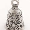 Butterfly - Pewter - Motorcycle Guardian Bell - Made In USA - SKU GB-BUTTERFLY-DS