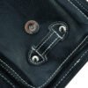 Black Leather Thigh Bag - Gun Holster Pocket - DS5852-DS