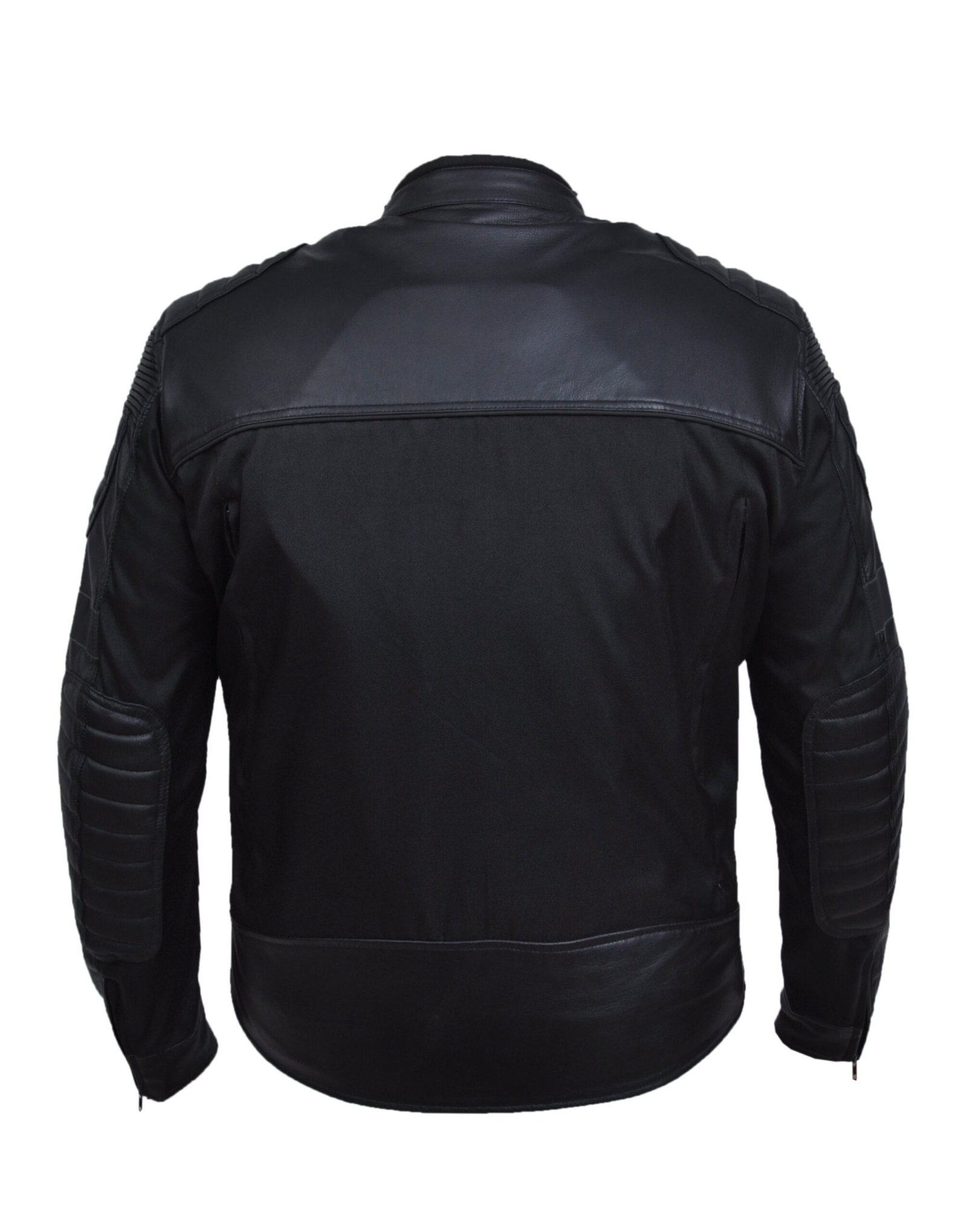 Nylon and Leather Textile Jacket - Men's - Motorcycle - 3610-00-UN