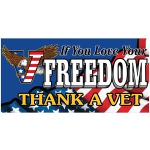 Microfiber Towel - Thank A Vet - Love Freedom - American Flag - STAVFT-DS