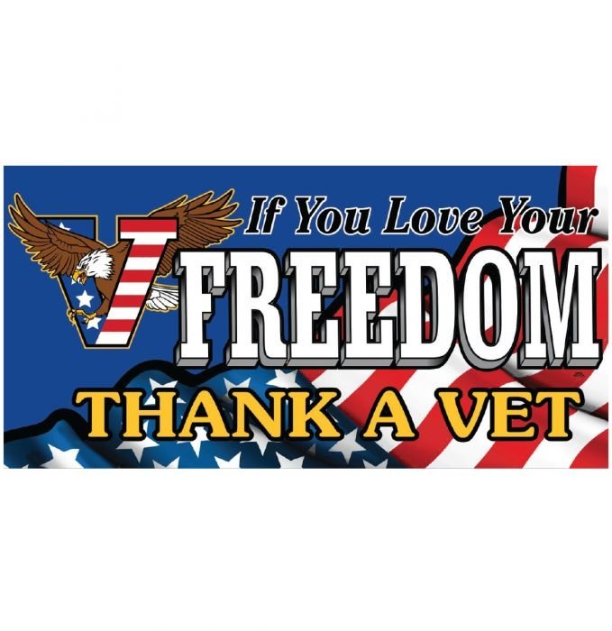 Microfiber Towel - Thank A Vet - Love Freedom - American Flag - STAVFT-DS