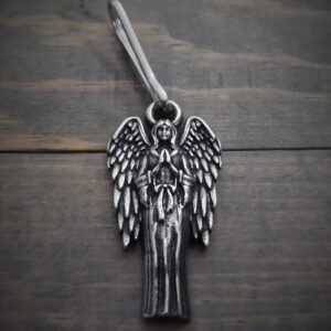 Zipper Pull - Angel - Lead Free Pewter - Made In U.S.A. - BZP-20-DS