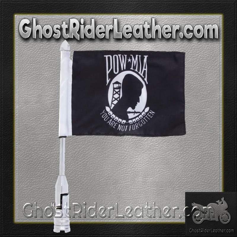 Motorcycle Flag Pole Mount - POW MIA Flag - Accessories - BKFLAGPM-DS