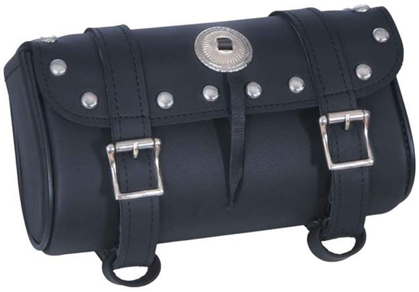 UNIK PVC Tool Bag With Studs and Concho - Motorcycle Storage - SKU 2864-00-UN