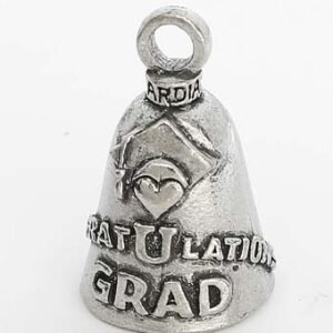 Graduate - Pewter - Motorcycle Guardian Bell® - Made In USA - SKU GB-GRADUATE-DS