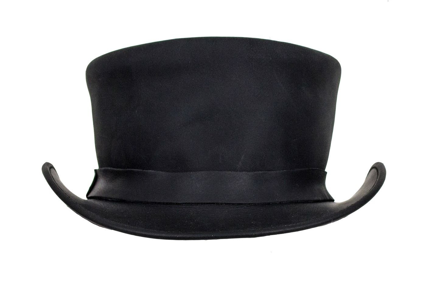 Deadman Top Hat - Men's - Black Leather - HAT1-11-DL
