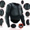 Protective Body Armor - Men's - Motorcycle - Up To 5XL - Racer - 75-1001-DS