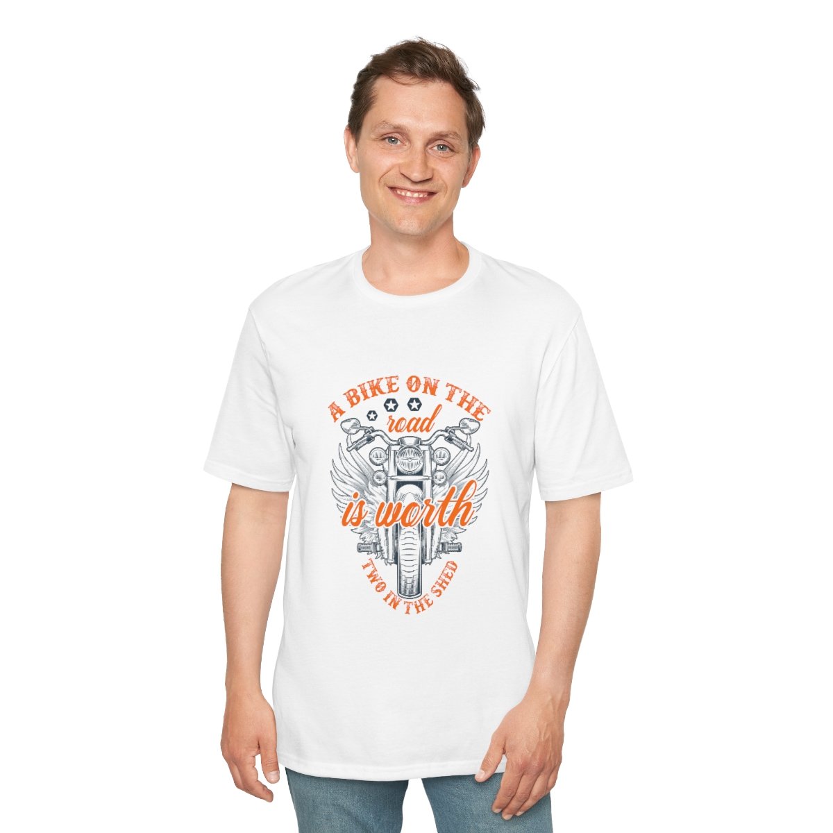 A Bike On The Road is Worth Two In The Shed - Men's - Perfect Weight® Tee