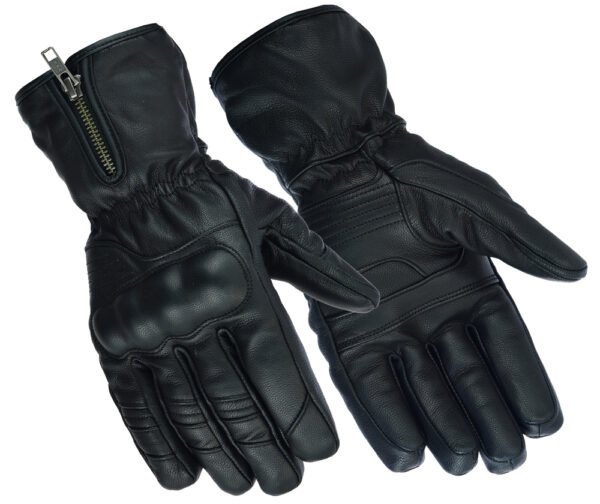 Leather Gloves - Men's - Rain Performance - Gauntlet Gloves - Premium - DS2493-DS