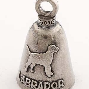 Labrador Dog - Pewter - Motorcycle Guardian Bell® - Made In USA - SKU GB-LABRADOR-DOG-DS