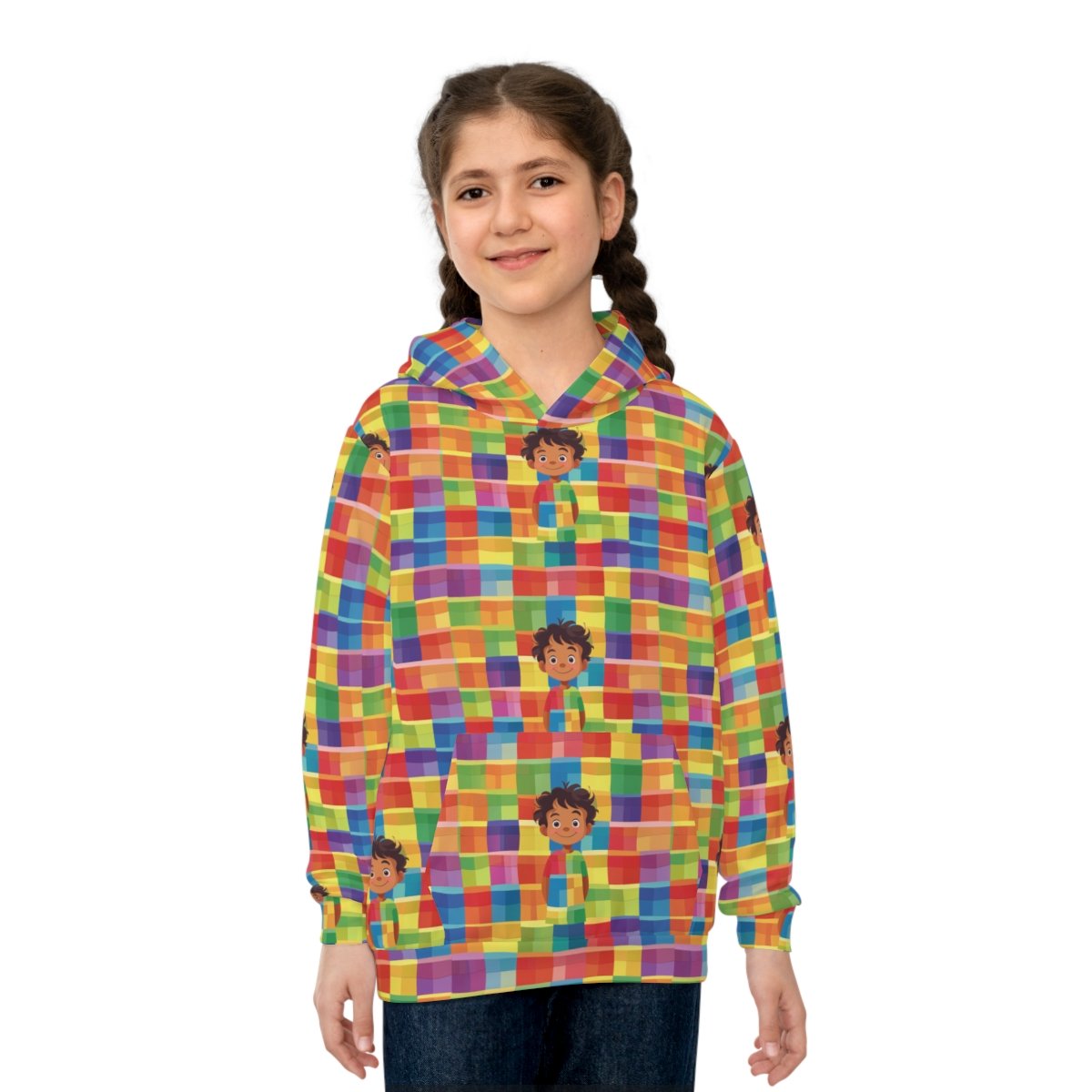 Joe's Technicolor Coat - Rainbow Colors - Children's Hoodie (AOP) Joe's Technicolor Coat - Rainbow Colors - Children's Hoodie (AOP)