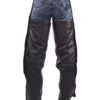 Leather Motorcycle Chaps - Braid Design - Men or Women - C326-01-CN-DL