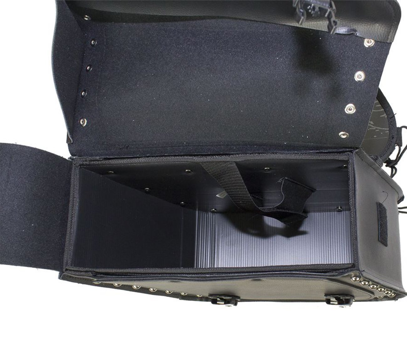 Saddlebags - PVC - Studs - Gun Pockets - Motorcycle Luggage - C-SD4090-PV-DL