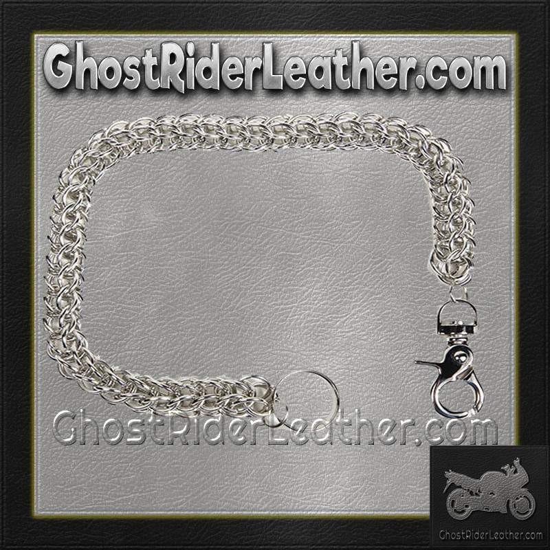 Wallet Chain for Biker Wallets - 20" - Silver Color - Motorcycle Accessories - WTC4-DL