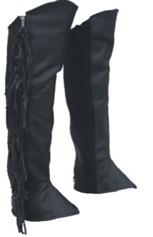 Leather Half Chaps - Leggings - Fringe - AL2482-AL