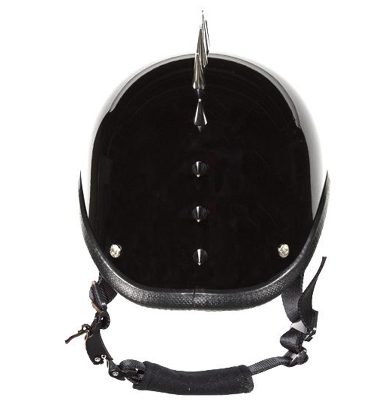 Novelty Motorcycle Helmet - Gloss or Flat Black - Spiked Gladiator - H403-H503-02-DL