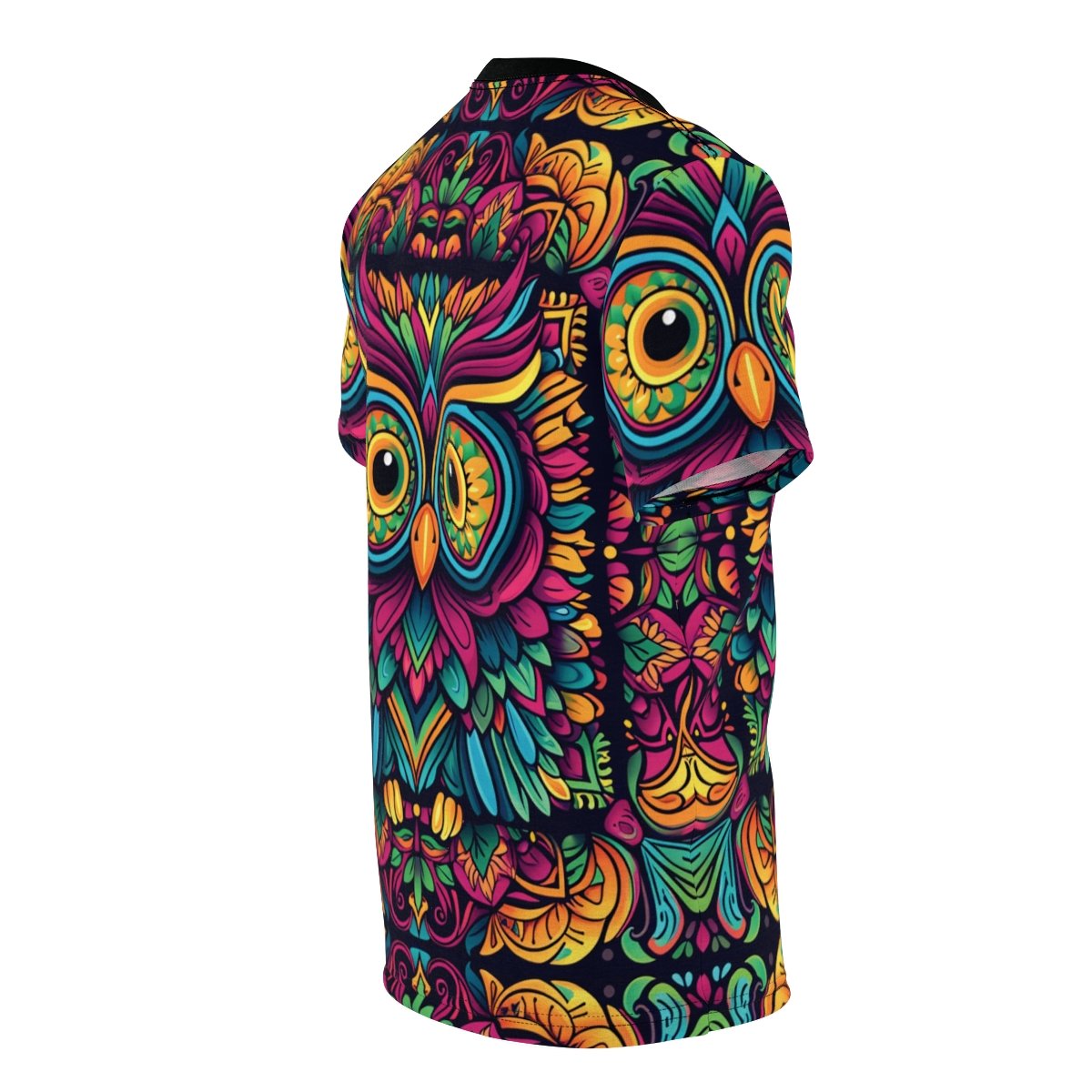 Owl Mandala - Multi Colors - Unisex Tee - T-Shirt