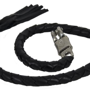 2 Inch Fat - Get Back Whip - Black Leather - 42 Inches - GBW1-11-T1-DL