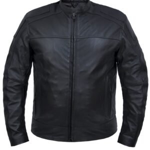 Leather Motorcycle Jacket - Men's - Light Weight - 6624-NG-UN