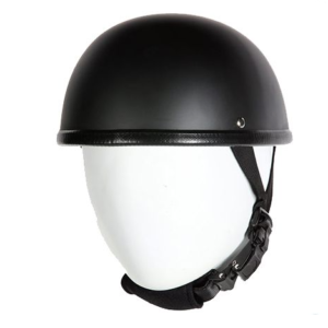 Novelty Motorcycle Helmet - Flat Black - EZ Rider - H505-11-DL