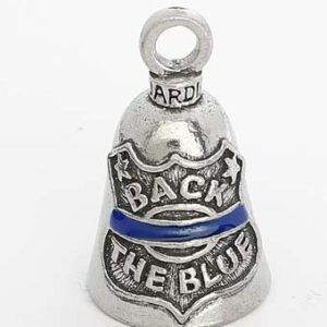 Back The Blue - Pewter - Motorcycle Guardian Bell - Made In USA - SKU GB-BACK-THE-B-DS