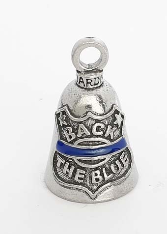 Back The Blue - Pewter - Motorcycle Guardian Bell - Made In USA - SKU GB-BACK-THE-B-DS