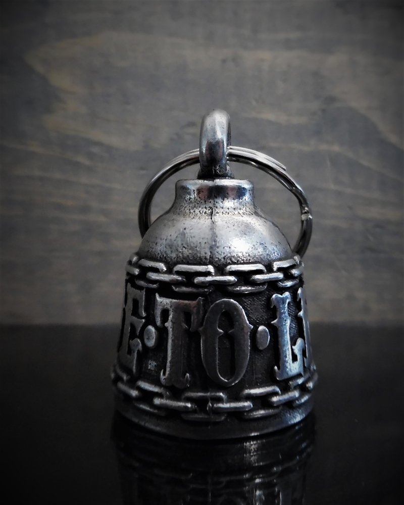 Live To Ride - Pewter - Motorcycle Spirit Bell - Made In USA - SKU BB89-DS