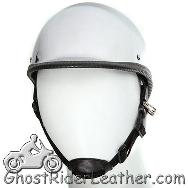 Novelty Motorcycle Helmet - Chrome - Jockey Polo - HC104-DL Size Chart