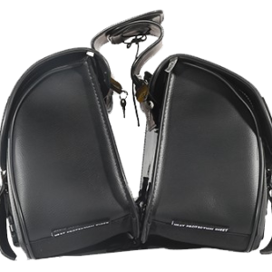 Saddlebags - PVC - Slanted - Motorcycle Luggage - SD4089-NS-PV-DL