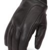 Leather Motorcycle Gloves - Men's - Reflective - Rain Insert - Shadow - FI158GEL-FM