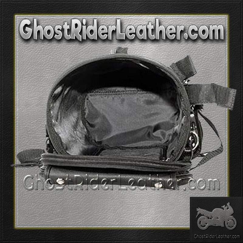 Sissy Bar Bag - Duffle Style - Studs - Biker Gear - Motorcycle - SB77-DL