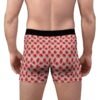 Watermelon Candy Slices - Red Green on Pink - Men's Boxer Briefs