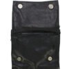 Leather Belt Bag - Red - Gun Pocket - Tribal Heart Design - Handbag - BAG36-EBL1-RED-DL