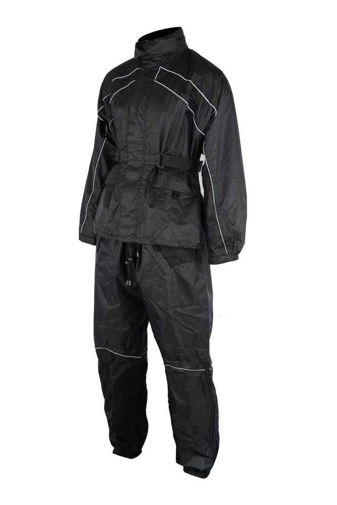 Rain Suit - Men's - Waterproof - Motorcycle - Black - DS590BK-DS