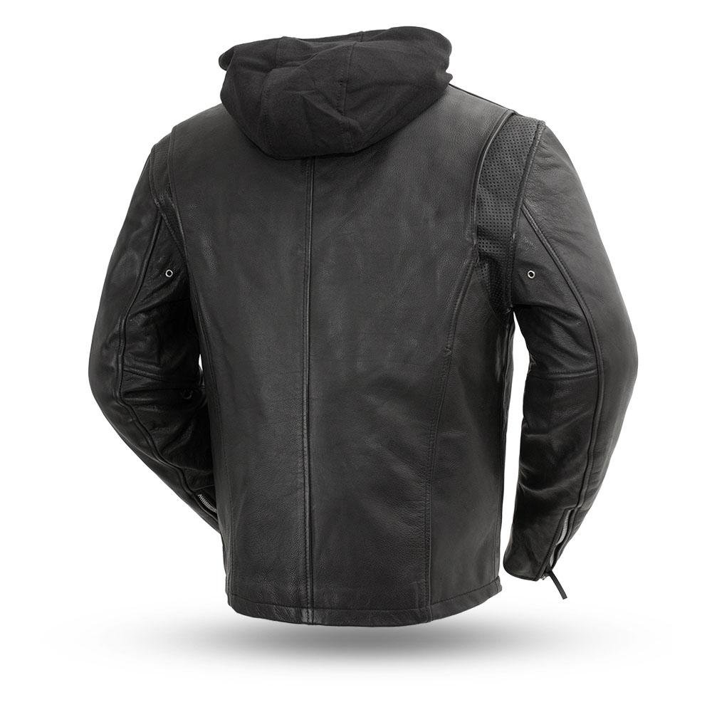 Motorcycle Leather Jacket - Men's - Street Cruiser - FIM248CCBZ-FM