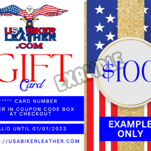 Gift card for USA Biker Leather - Home of Premium Biker Leather Apparel and Helmets