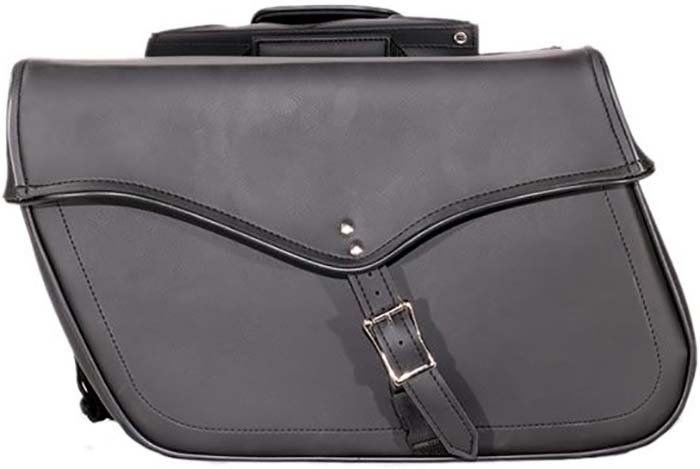 Saddlebags - PVC - Slanted - Heat Protection - Motorcycle - SD1482-PV-DL