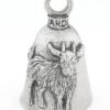 Goat - Pewter - Motorcycle Guardian Bell® - Made In USA - SKU GB-GOAT-DS
